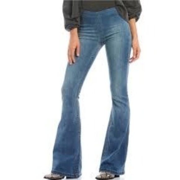 Free People Pull-On Flare Jeans – Size 26 - Picture 1 of 11